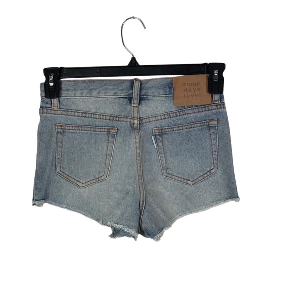 Somedays Lovin Shorts Booty Call Distressed Cutoff - Picture 2 of 2